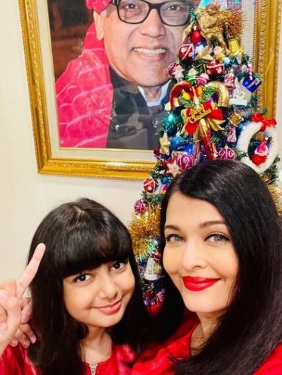 Aishwarya celebrated Christmas with daughter, shares beautiful pictures