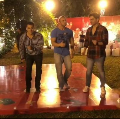 Video : भाइयों के साथ यूँ किया सलमान ने क्रिसमस सेलिब्रेट