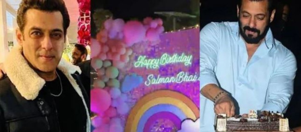 भतीजी आयत के साथ सलमान ने काटा जन्मदिन का केक, वीडियो वायरल