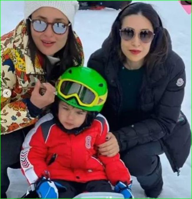 Taimur Ali Khan is enjoying vacation in Switzerland with family