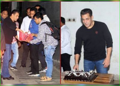 Fan brought cake for Salman Khan, photo goes viral