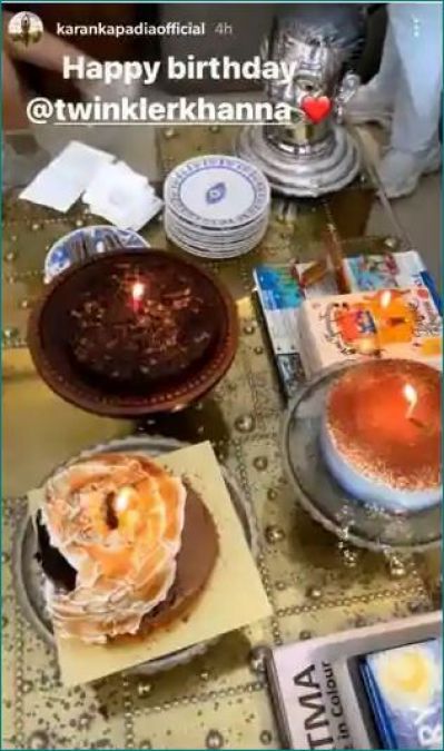Twinkle Khanna celebrates her birthday at home, See pics
