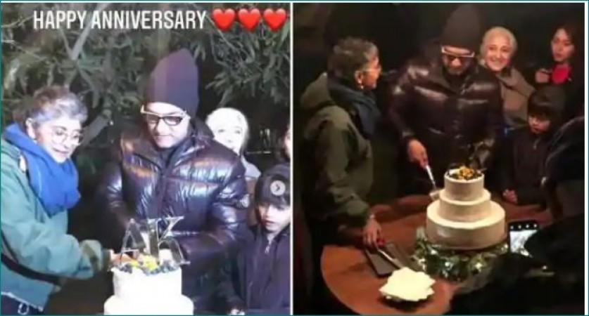 Aamir Khan celebrates 15th wedding anniversary with wife, See pics