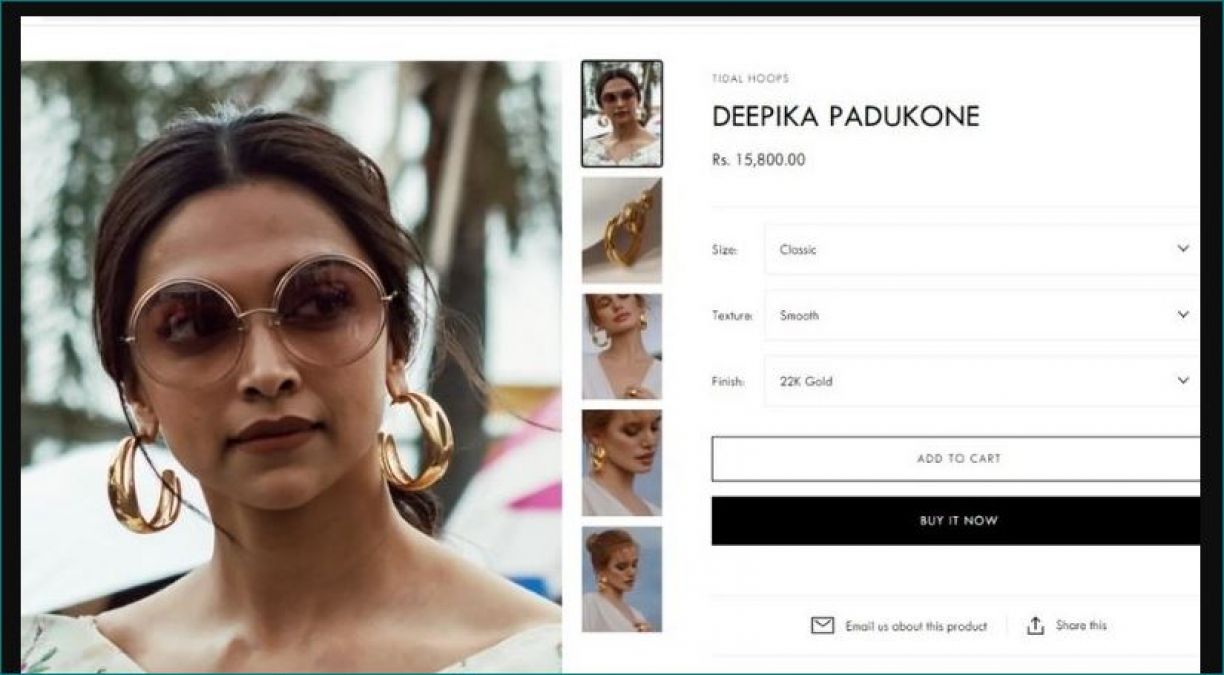 Deepika Padukone golden hoops price will blow your mind