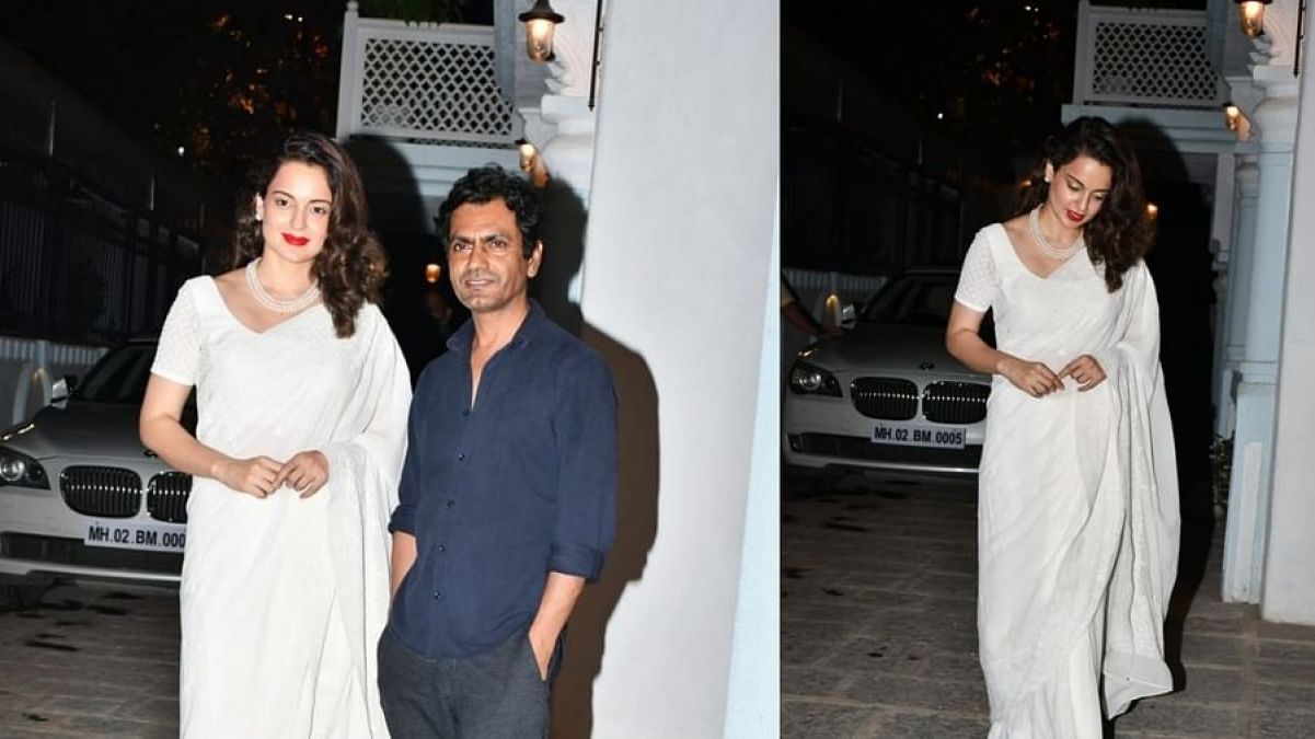 Kangana Ranaut spotted in all-white look, have a look at these pictures