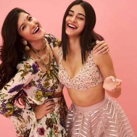 Bollywood actress Ananya and Shanaya having fun on Instagram while commenting