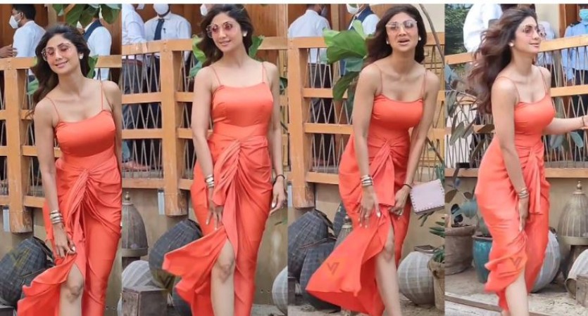 Video: बार-बार उड़ रही थी शिल्पा शेट्टी की ड्रेस, संभालना हुआ मुश्किल