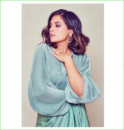 Richa Chadha seen in silk cotton saree, see picture here