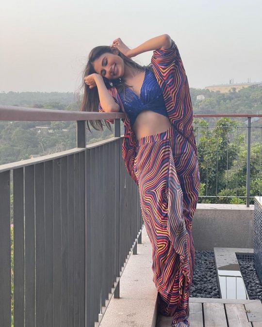 Mouni Roy spotted in a Killer look after marriage