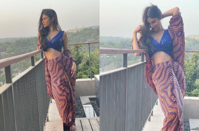 Mouni Roy spotted in a Killer look after marriage
