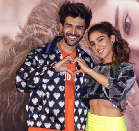 Kartik Aaryan and Sara talk in Gujarati, you will not be able to stop laughing after watching this video