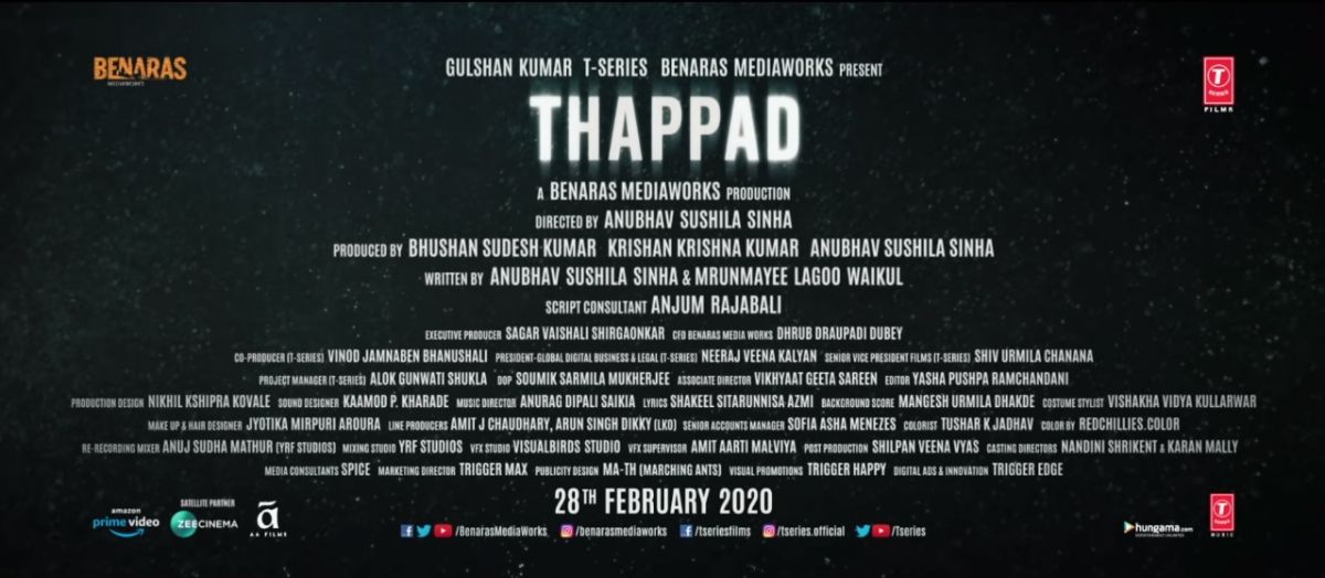 Producers give tributes to their mothers and all women with Taapsee's film 'Thappad'