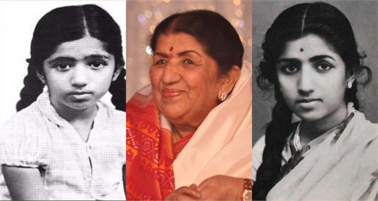 Pictures of Lata Mangeshkar from childhood till now will fascinate you too