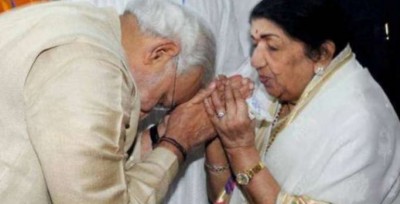 थोड़ी देर में घर पहुंचेगा लता मंगेशकर का शव, शिवाजी पार्क में अंतिम सम्मान देने पहुंचेंगे PM मोदी