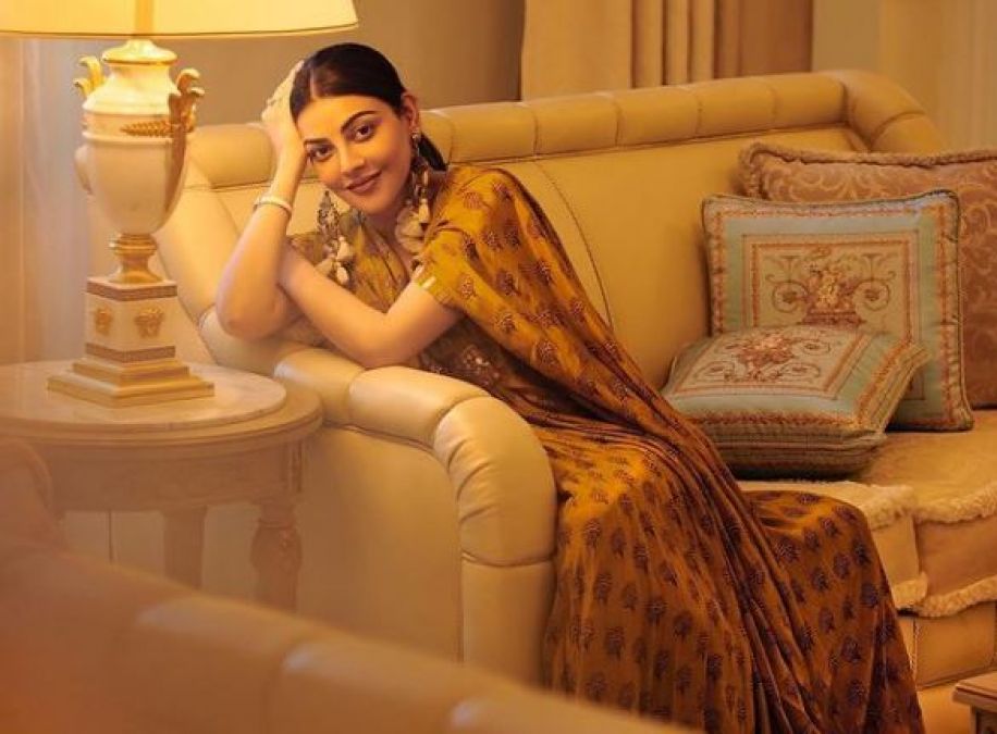 Kajal Aggarwal spotted flaunting baby bump in Dubai
