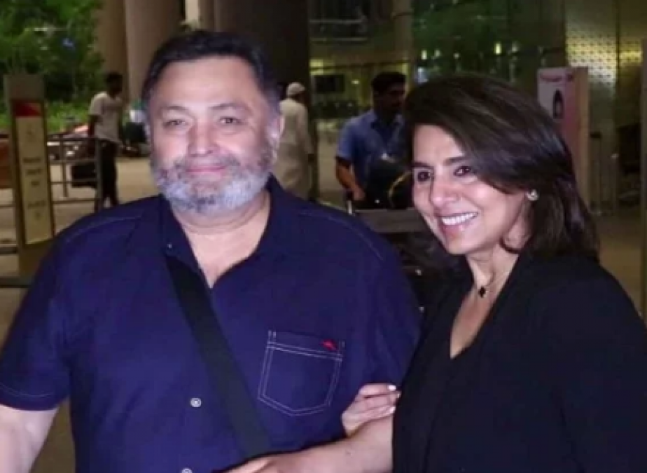 Neetu shared this old picture with husband Rishi Kapoor, wrote cute caption