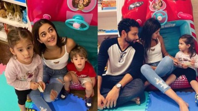 Siddhant Chaturvedi shares this photo and called Ananya Pandey as 'Aunty'