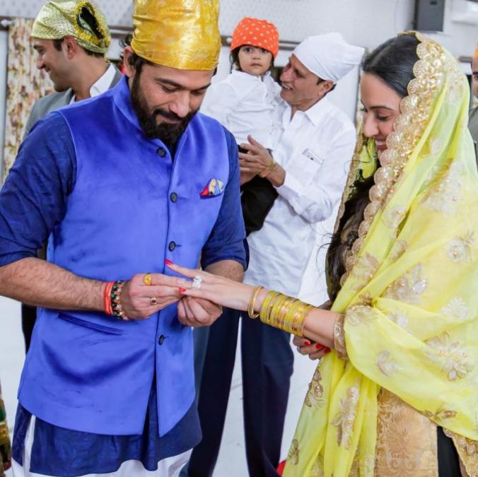 Photos of Kamya Punjabi's Haldi ceremony out, will tie knot today