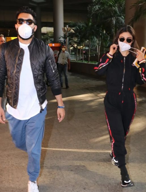 Mouni Roy returned to Mumbai after a honeymoon with her husband