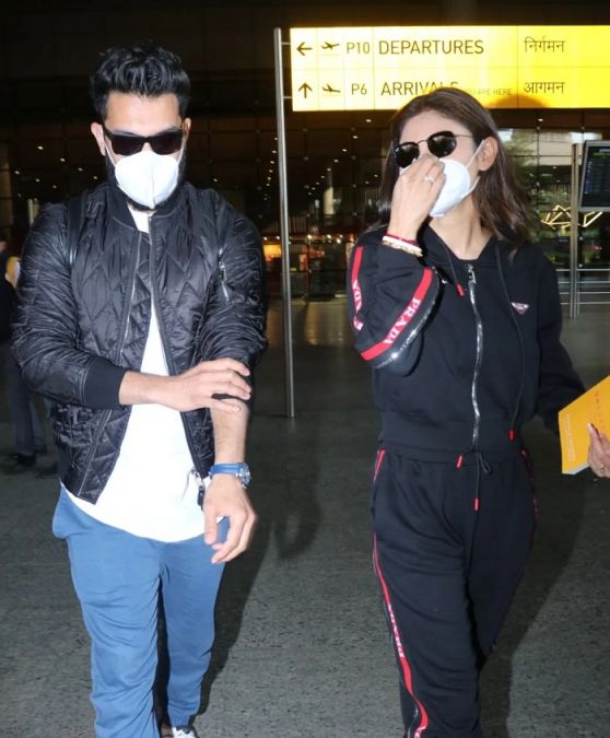 Mouni Roy returned to Mumbai after a honeymoon with her husband