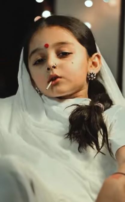 The little girl competes with Alia Bhatt in the style of 'Gangubai Kathiawadi' video goes viral