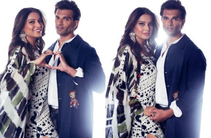 Bipasha shared a picture with her husband on Valentine's Day