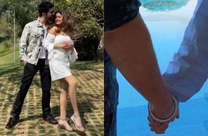 Shamita Shetty holds boyfriend Rakesh Bapat's hand, photos go viral