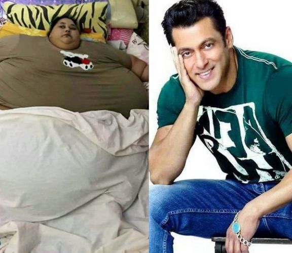 विश्व की सबसे मोटी महिला ने कहा: I Love You Salman