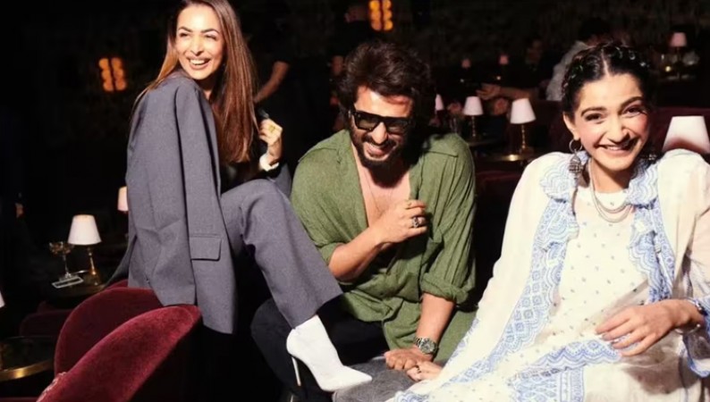 Arjun Kapoor was seen enjoying with Malaika, picture went viral