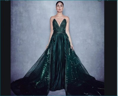 Kareena Kapoor looks stunning in green gown at Lakme Fashion Week