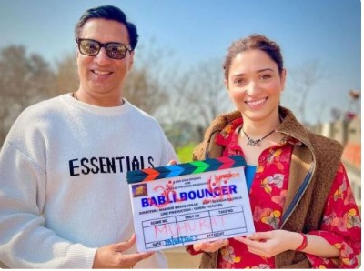 Tamannaah Bhatia starts shooting for the film 'Babli Bouncer'