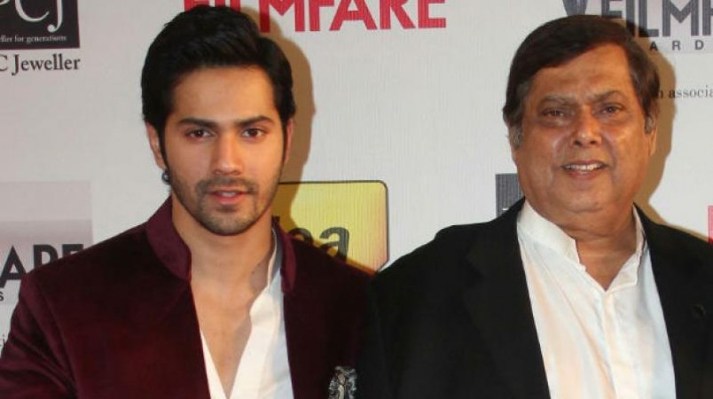 Varun Dhawan seen having fun with his father, shared this picture