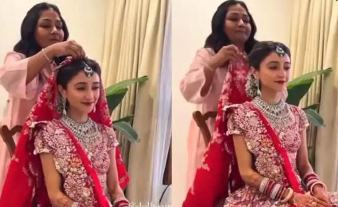 Crores of rupees spent on Anmol's wedding!, Bride's lehenga made of silver and silk
