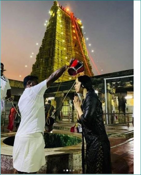 Kangana Ranaut reached the famous Shiva temple in Rameswaram district