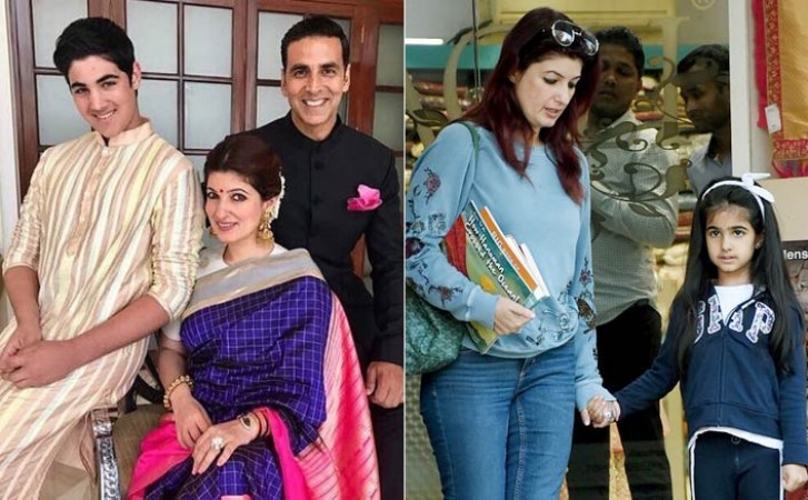 Is Twinkle Khanna possessed by devil? Son Aarav shares photo writing this