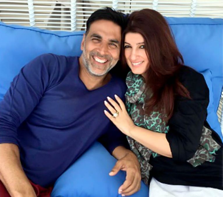 Is Twinkle Khanna possessed by devil? Son Aarav shares photo writing this