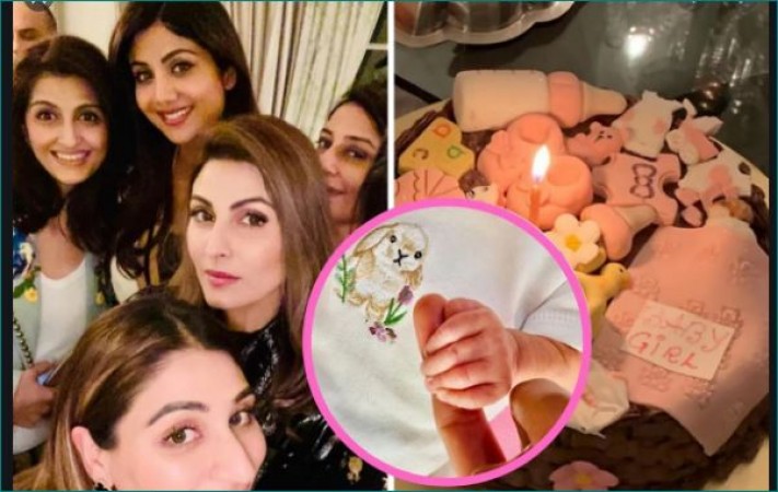 Shilpa Shetty and Raj Kundra welcome baby girl with friends