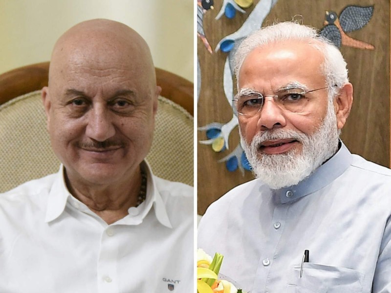 Prime Minister Modi pens letter for Anupam Kher after reading his new book