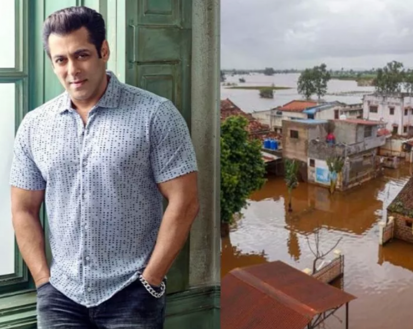 Salman Khan's shows generosity and adopt flood-affected village of Kolhapur
