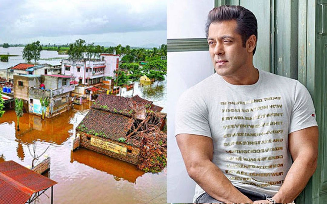 Salman Khan's shows generosity and adopt flood-affected village of Kolhapur