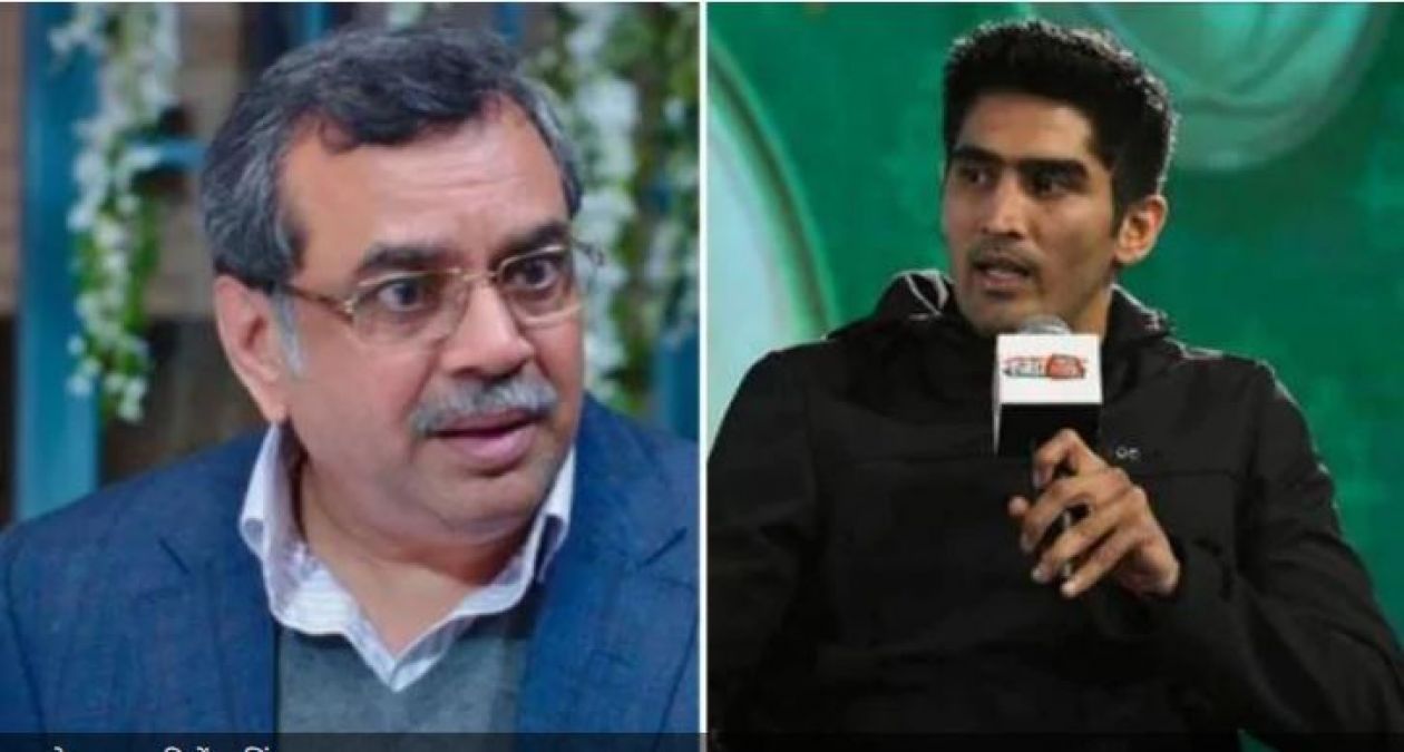 Vijender Singh clashes with Paresh Rawal on Twitter