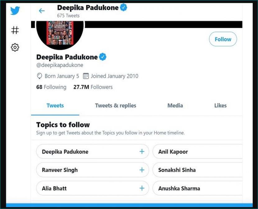 Deepika Padukone deletes all her post on New Year