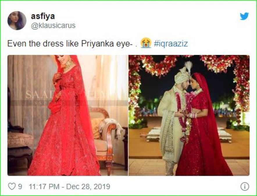 This Pakistani actress became victim of trolling for wearing a wedding dress like Priyanka