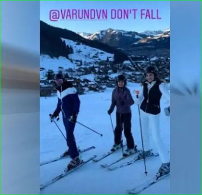 After Anushka, Varun met this co-star in Switzerland