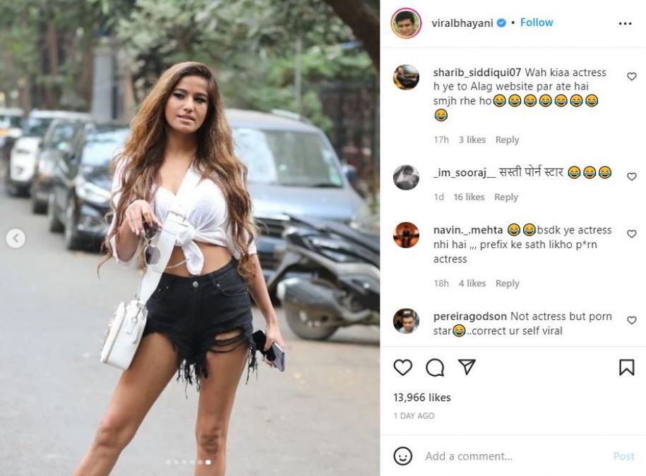 Poonam Pandey got trolled for wearing such a dress