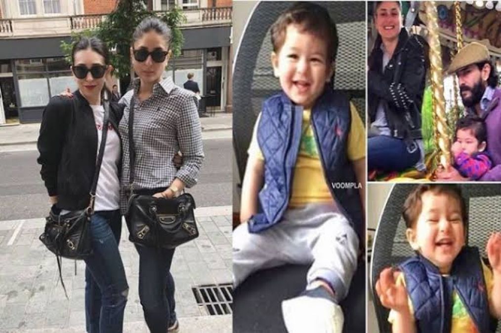 Saif and Kareena along with Taimur returned from London