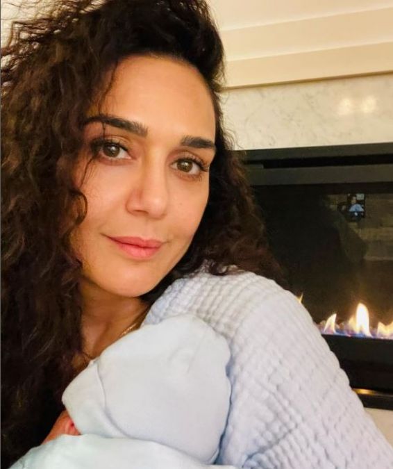 Preity Zinta said this by sharing a picture with the child