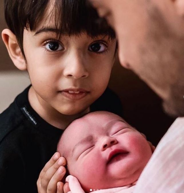 Salman Khan poses with niece Ayat in his arms, Sister  Arpita says, ‘these hands are god sent’, see photos