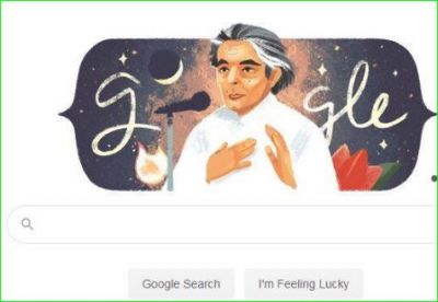 Google doodle celebrates Kaifi Azmi, poet and songwriter