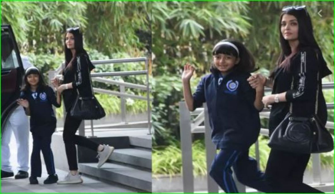 Aaradhya Bachchan goes out with mother for lunch date, photos go viral